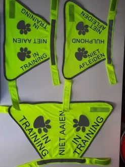 Hondenhesje Bedrukt Met Tekst "Niet Aaien, In Training" Maat M -Dierenwinkel 899x1200 14