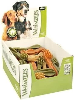 Whimzees Tandenborstel Hondensnack - 6,5 Cm - 48 Stuks -Dierenwinkel 906x1200