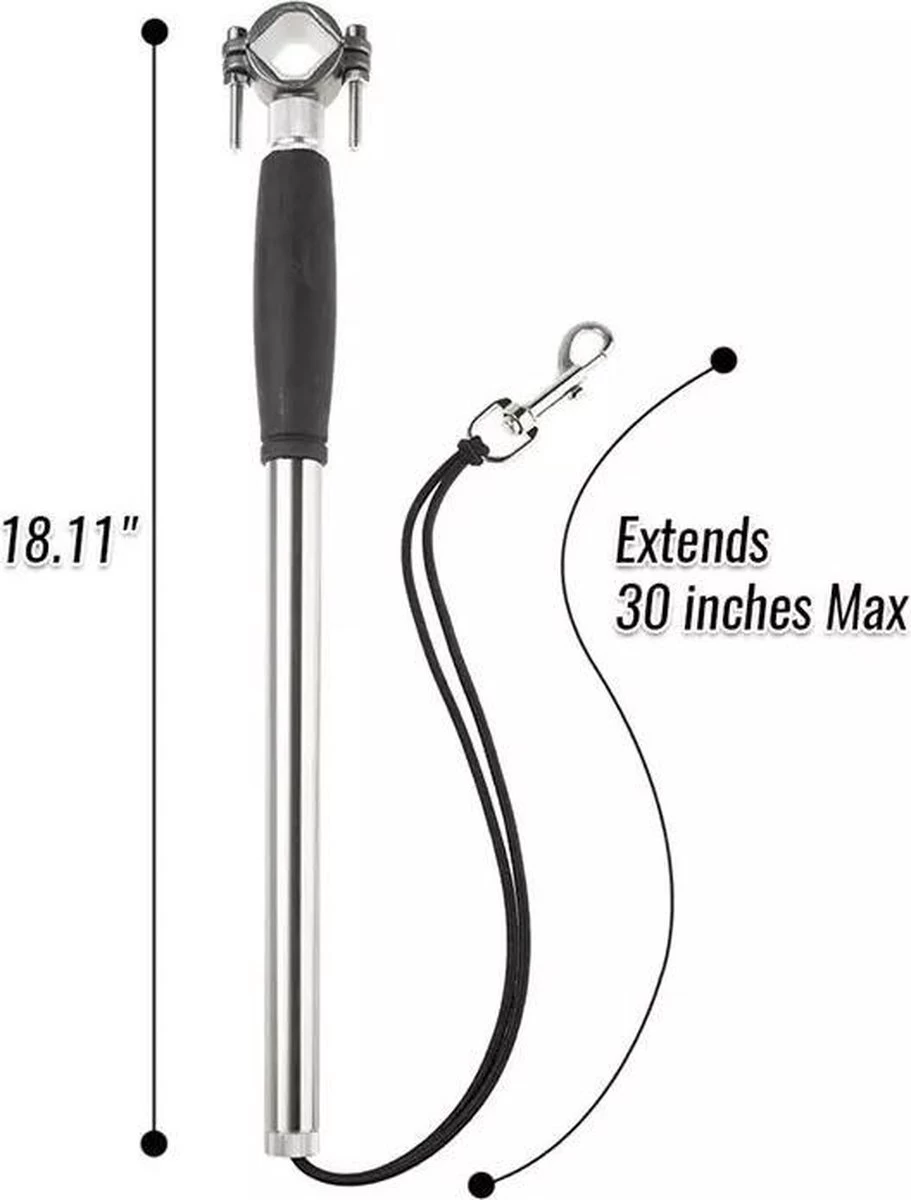 Fiets Hondenriem - Fietsbeugel Voor De Hond -Honden Fietsbeugel - Hondenlijn-Lijn Dog- Afstandshouder Hond 11 Fiets Hondenriem - Fietsbeugel Voor De Hond -Honden Fietsbeugel - Hondenlijn-Lijn Dog- Afstandshouder Hond - Afbeelding 9