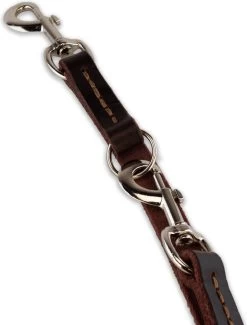 Multifunctionele Hondenriem - 220cm - Bruin - Leren Hondenriem - 100% Volnerfleer - Hondenriem Leer - Leiband Hond -Dierenwinkel 913x1200 13