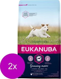 Eukanuba Growing Puppy Small Breed Kip - Hondenvoer - 2 X 3 Kg -Dierenwinkel 938x1200 1