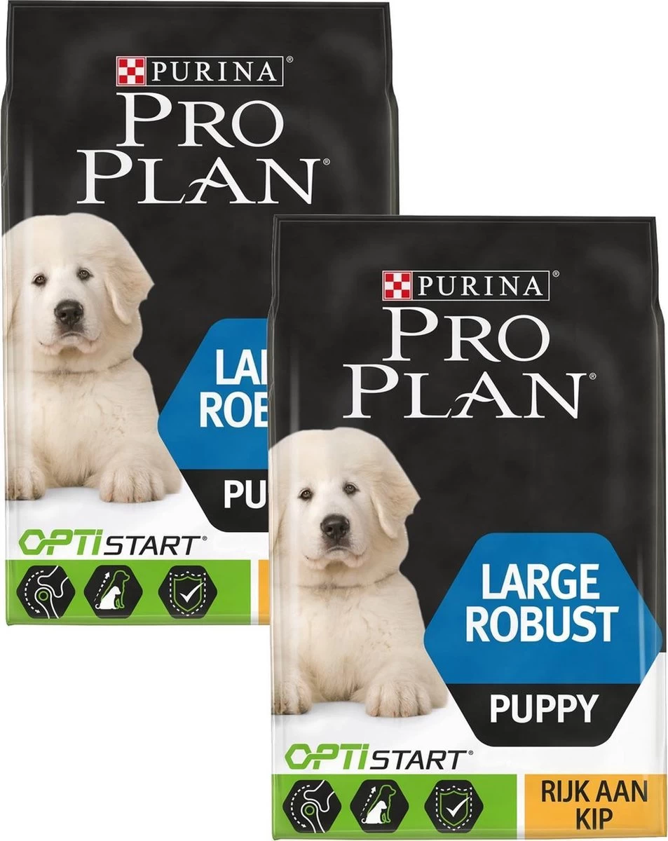 Pro Plan Dog Puppy Large Breed Robust Kip - Hondenvoer - 2 X 3 Kg 4 Pro Plan Dog Puppy Large Breed Robust Kip - Hondenvoer - 2 X 3 Kg - Afbeelding 2