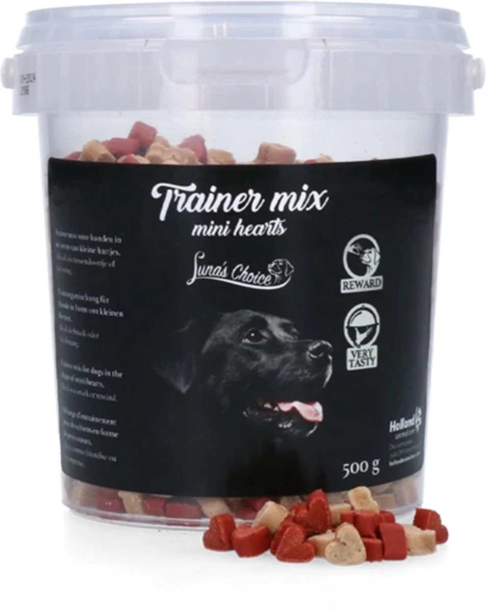 Luna’s Choice Trainermix Met Zalm – Hondensnacks Voor Bij De Training – Zachte Hondensnoepjes – Geen Toegevoegde Suikers 3 Luna’s Choice Trainermix Met Zalm – Hondensnacks Voor Bij De Training – Zachte Hondensnoepjes – Geen Toegevoegde Suikers