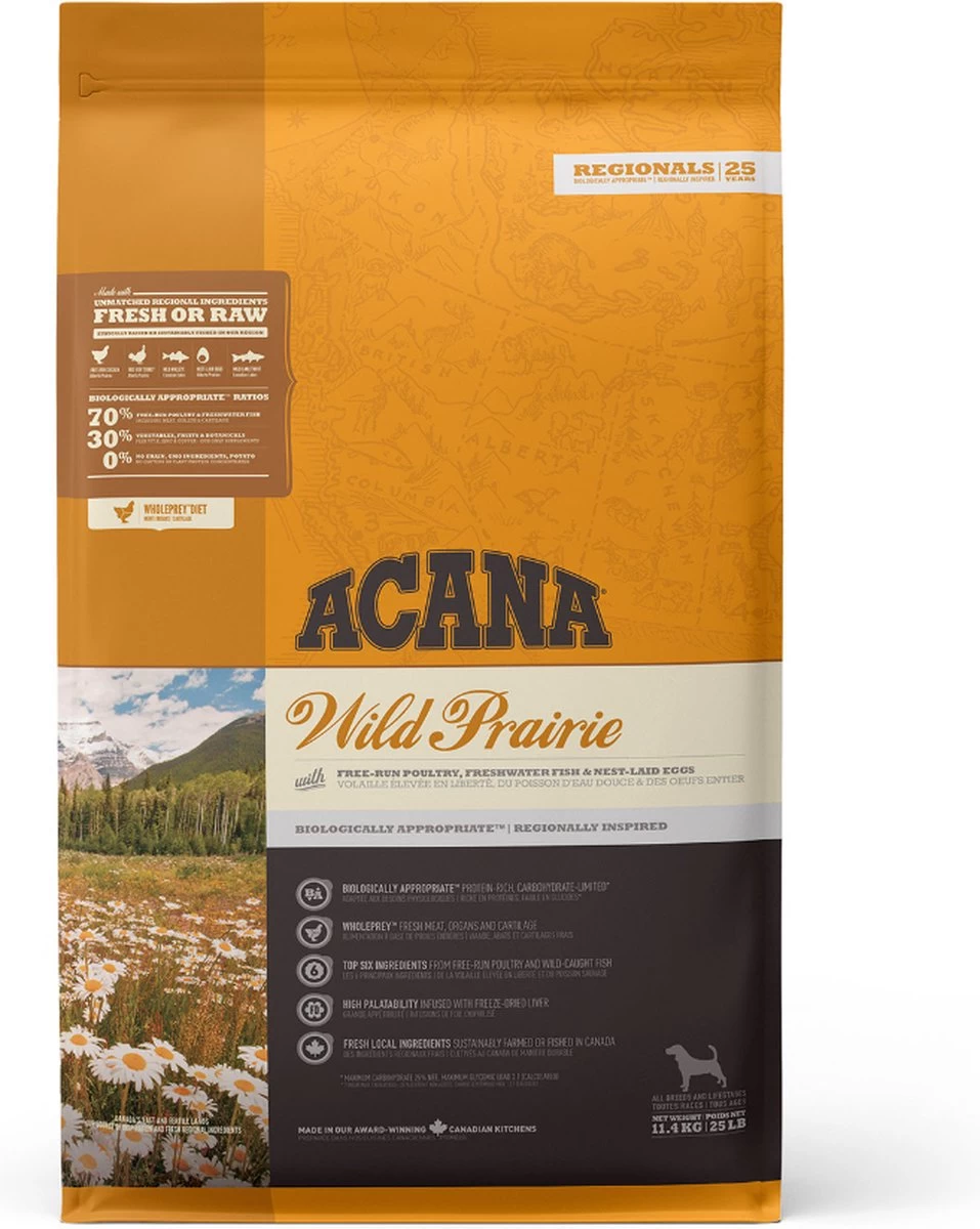 Acana Regionals Wild Prairie Dog 11,4 Kg - Hond 18 Acana Regionals Wild Prairie Dog 11,4 Kg - Hond - Afbeelding 16