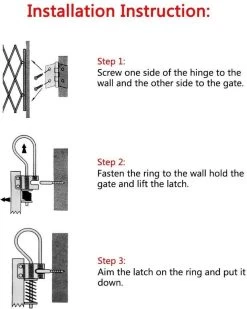 Houten Traphekje Harmonica | Traphekje Hond & Huisdieren | Extra Stevig | Inklapbaar | Met Klembevestiging | Deurhek Accordeon | Deurhekje | Hondenhek | Huisdier Hekje | Traphekje Houten -Dierenwinkel 959x1200 4