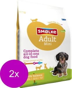 Smolke Adult Mini - Hondenvoer - 2 X 3 Kg -Dierenwinkel 976x1200