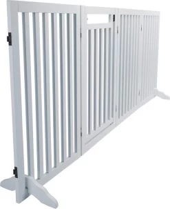 Trixie Hondenhek Met Deur Wit - 60-160 X 81 CM -Dierenwinkel 978x1200 2