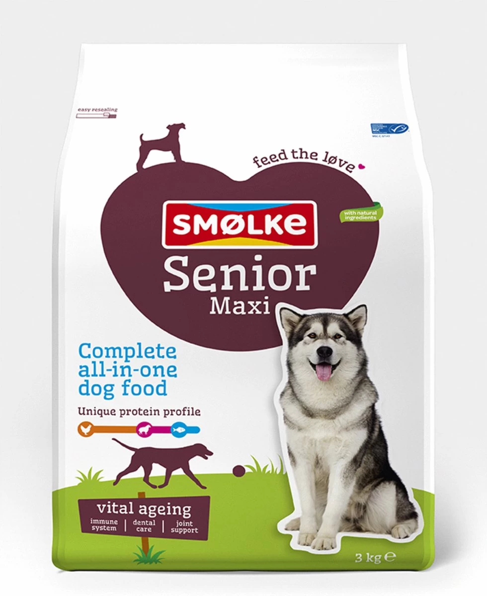 Smolke Senior Maxi - Rijst & Lam - Hondenvoer - 3 Kg 15 Smolke Senior Maxi - Rijst & Lam - Hondenvoer - 3 Kg - Afbeelding 13