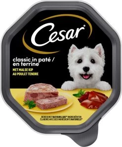 Cesar Classic Paté Honden Natvoer - Kip - 14 X 150 Gr -Dierenwinkel 991x1200 2