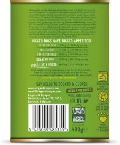 Edgard & Cooper Lam & Rund Blik - Voor Volwassen Honden - Hondenvoer - 12 X 400g -Dierenwinkel 996x1200 1