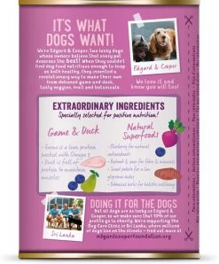 Edgard & Cooper Wild & Eend Blik - Voor Volwassen Honden - Hondenvoer - 12 X 400g -Dierenwinkel 996x1200 12