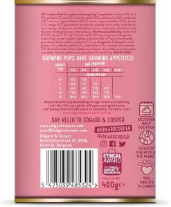 Edgard & Cooper Eend & Kip Blik - Voor Puppy's - Hondenvoer - 12 X 400 G -Dierenwinkel 996x1200 14