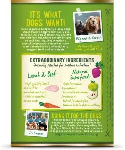 Edgard & Cooper Lam & Rund Blik - Voor Volwassen Honden - Hondenvoer - 12 X 400g -Dierenwinkel 996x1200 2